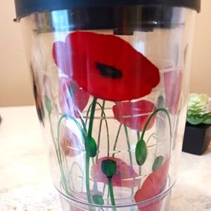 Poppies Tervis Tumbler with lid